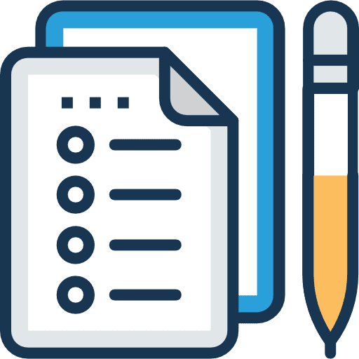 Task tick list interface icon