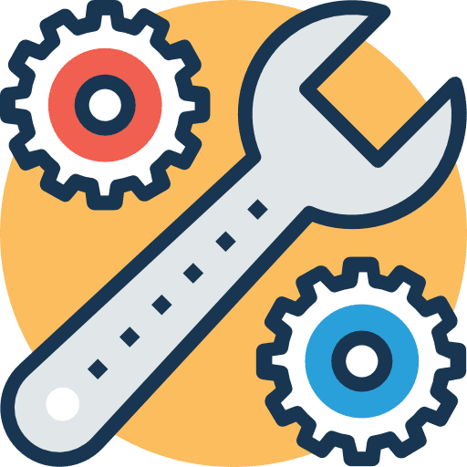 Mechanism gears configuration mechanism icon