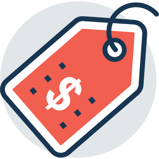 Price tag price tag shopping icon
