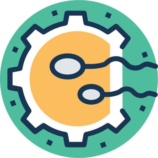 Reproduction medical masculine reproduction icon