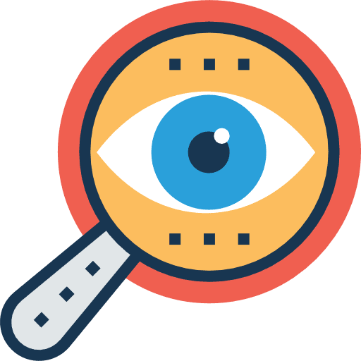 Research research zoom search icon