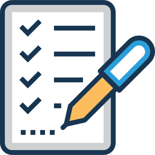 To do to do items listed icon