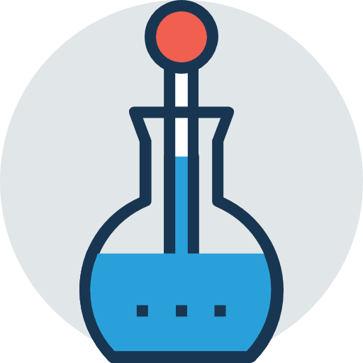 Experiment chemistry laboratory lab icon