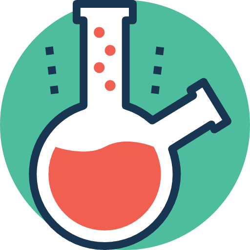 Lab education chemical laboratory icon