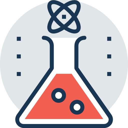 Laboratory chemical market medical icon
