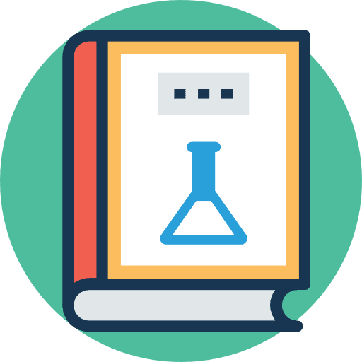 Manual manual education science icon