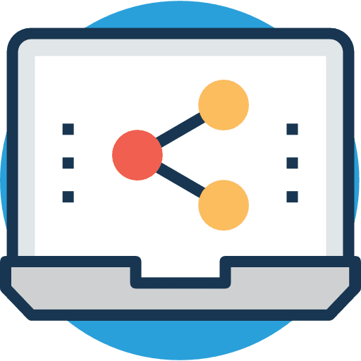 Media social media media circles icon