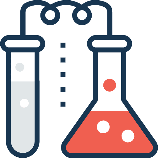 Experiment tool tools flasks icon