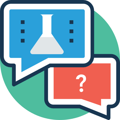 Quiz science questions question icon