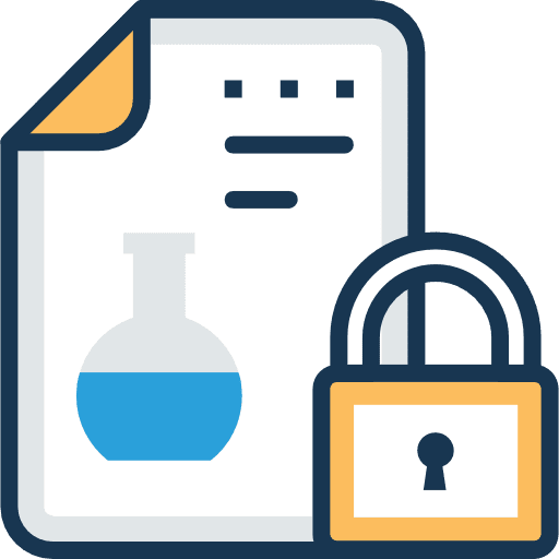 Report investigation school material education icon