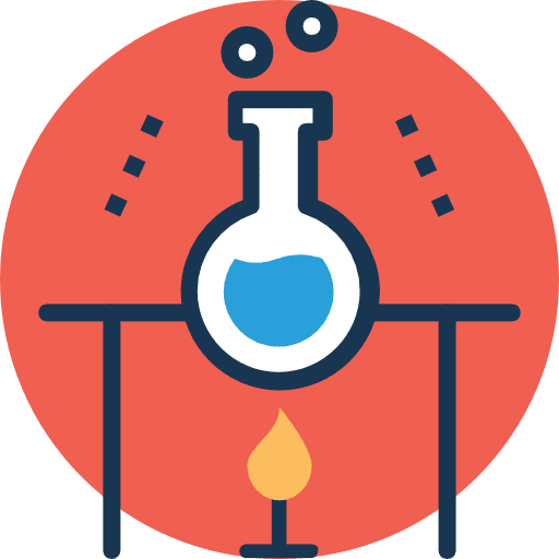 Experiment heat science tools and utensils icon