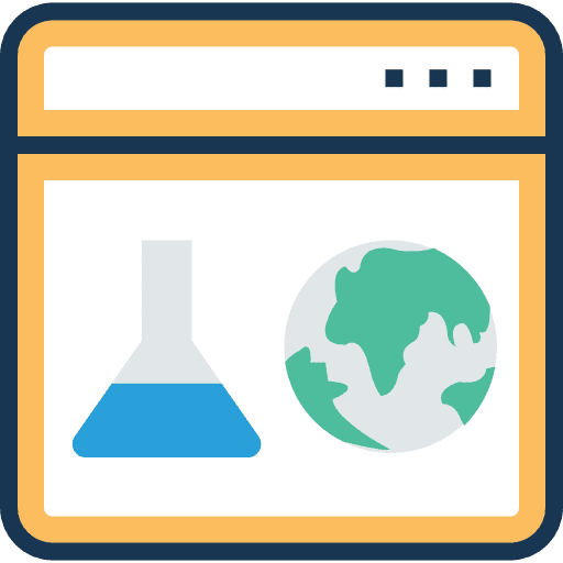 Lab science chemistry laboratory icon