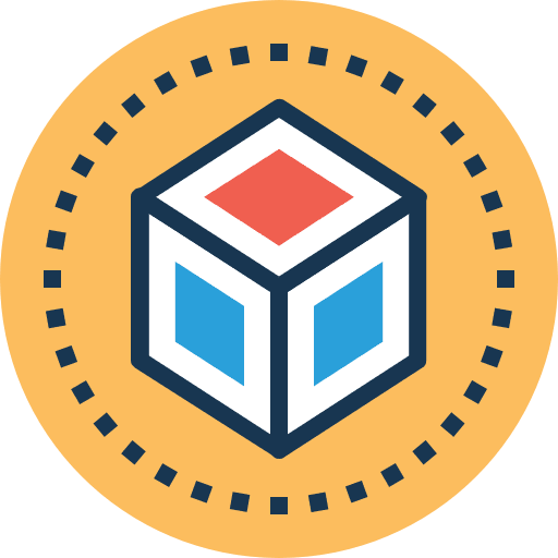 3d shapes cube 3d icon