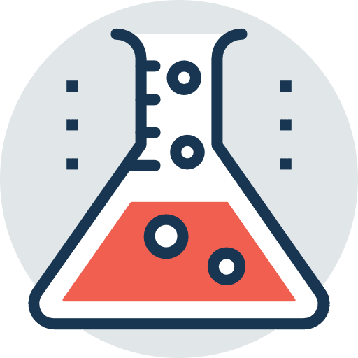 Test tube science education test tube icon