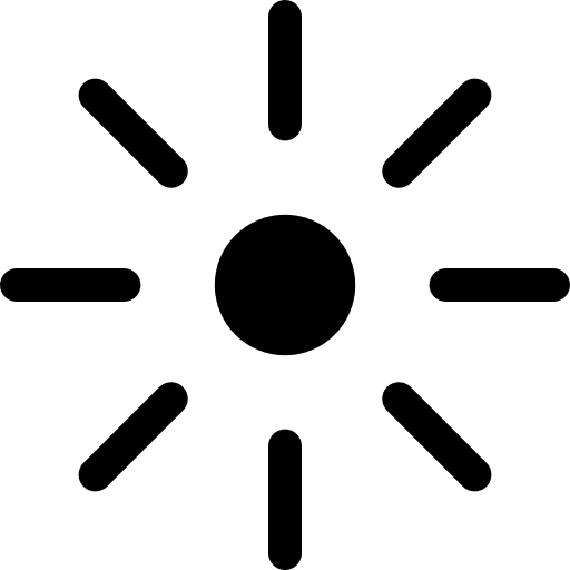 Brightness light brightness bright icon