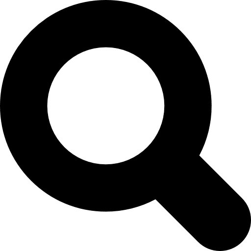 Magnifying glass search zoom tools and utensils icon