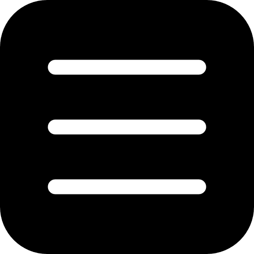 Menu web page three lines multimedia icon