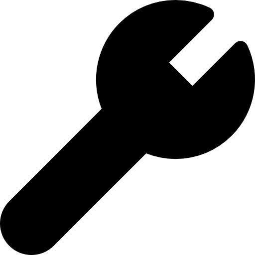 Settings spanner configuration settings icon