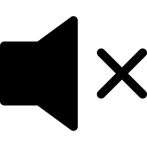Mute speaker volume mute icon