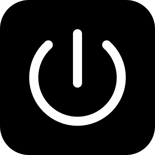 Power power button energy multimedia icon