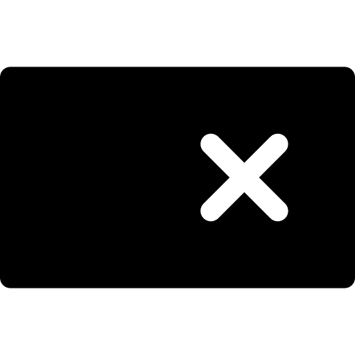 Erase delete interface cancel icon