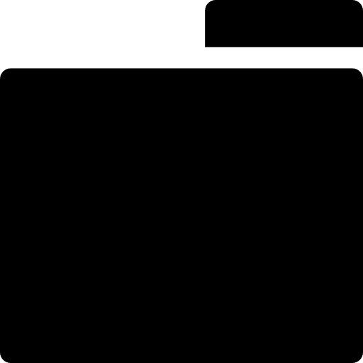 Folder storage interface data storage icon