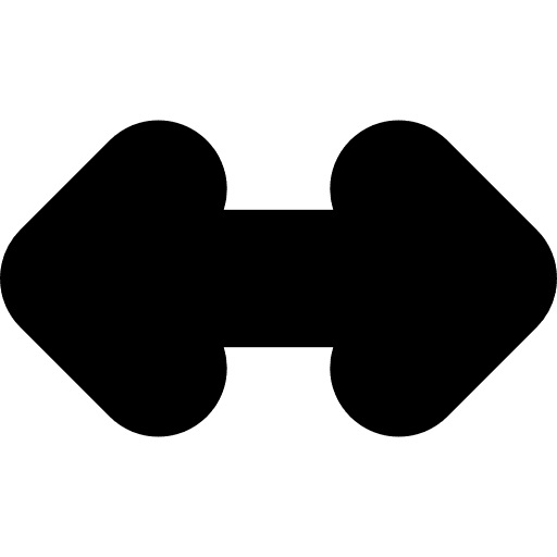 Resize interface arrows resizing icon