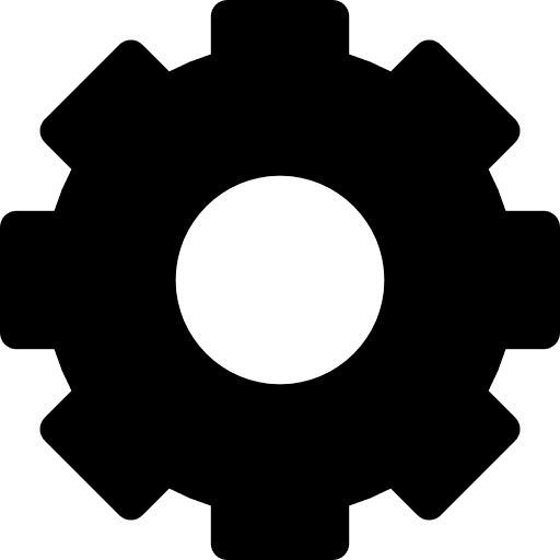 Settings tools and utensils configuration settings icon