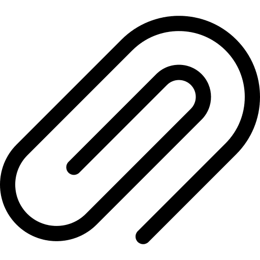 Attachment tools and utensils attachment office material icon