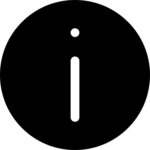 Information information circle sign icon