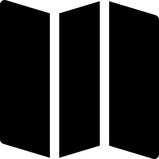 Map interface position geography icon