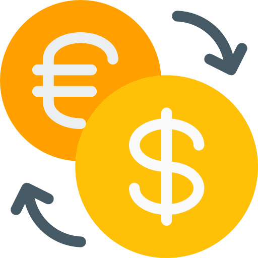 Exchange business currency commerce icon