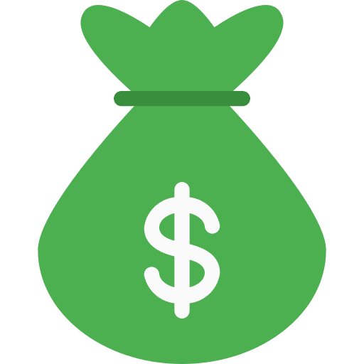 Money bag money bag dollar symbol currency icon