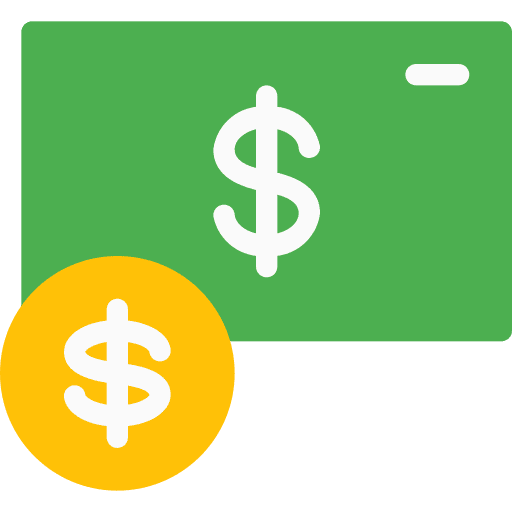 Dollar bank business dollar icon
