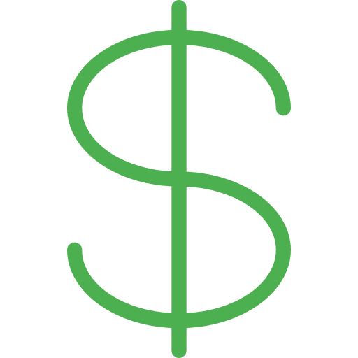 Dollar currency business and finance cash icon