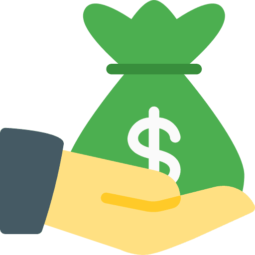 Money bag business money money bag icon