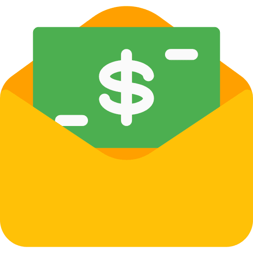 Money money business and finance envelope icon