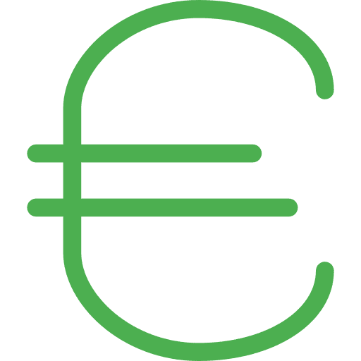 Euro euro currency cash icon