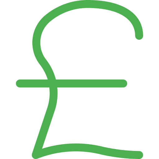 Pound sterling cash business and finance pound icon