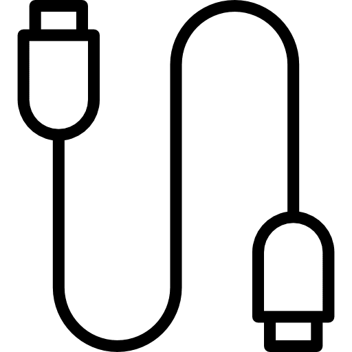 Cable multimedia technology device icon