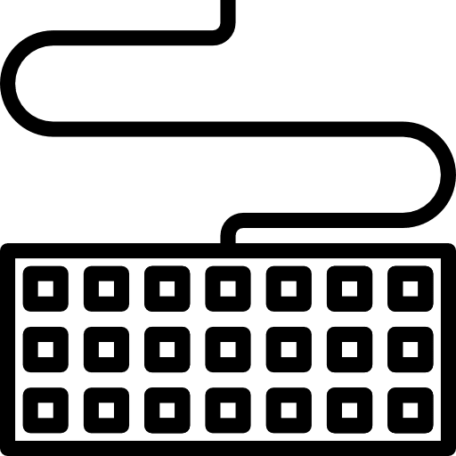 Keyboard computing keys technology icon