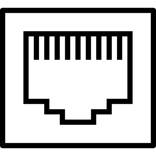 Lan plug plugs lan icon