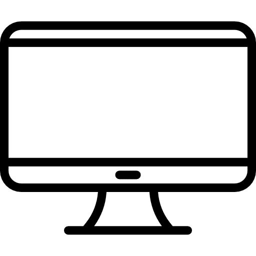 Monitor television electronics technology icon