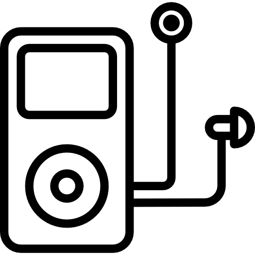 Music player musical mp3 music and multimedia icon