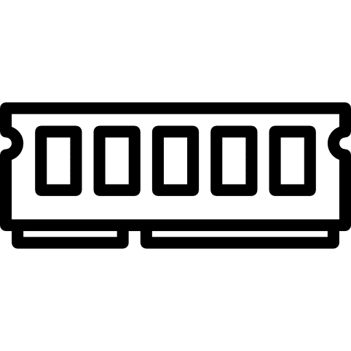 Ram ram processor electronics icon