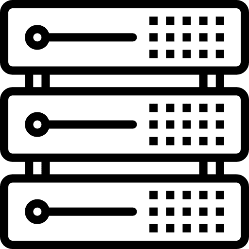 Server files proxy technology icon