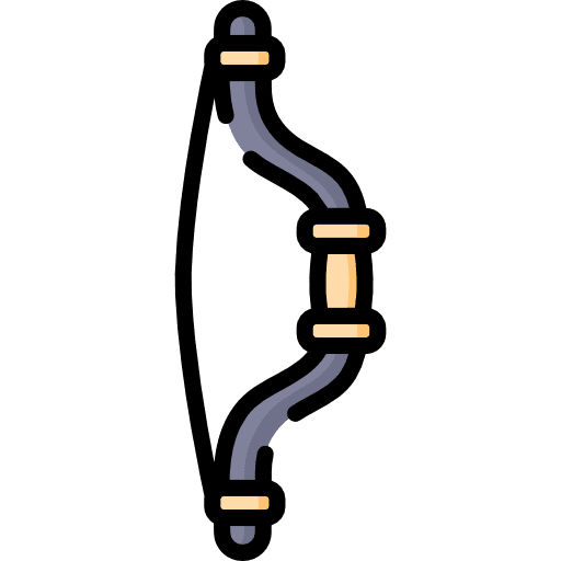 Arch sports and competition hunting tool icon