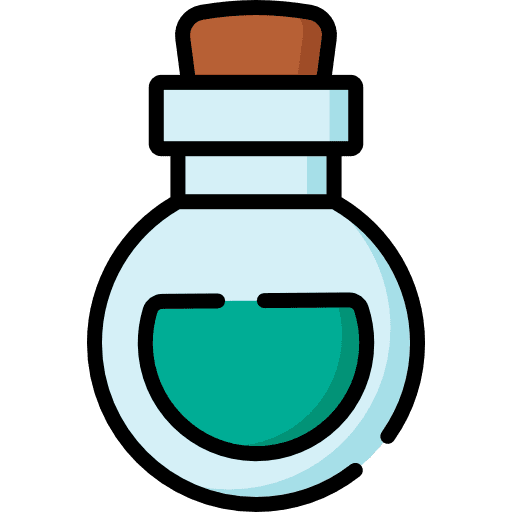 Poison remedy scary fear icon