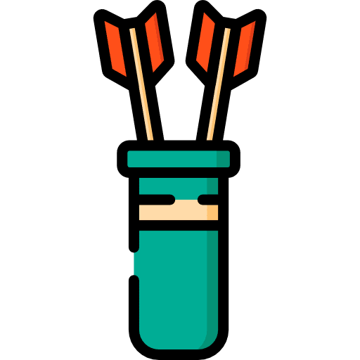 Quiver medieval quiver arrows icon