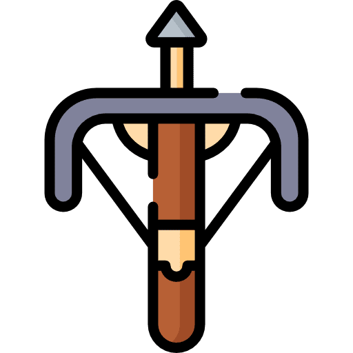 Crossbow medieval cultures weapon icon